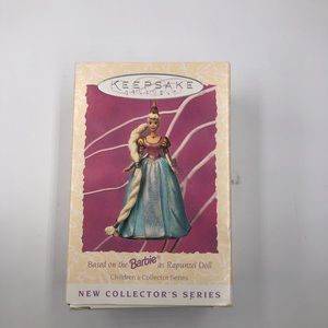 Vintage Rapunzel Holiday Barbie Keepsake Ornament Collector Series 1997 Hallmark